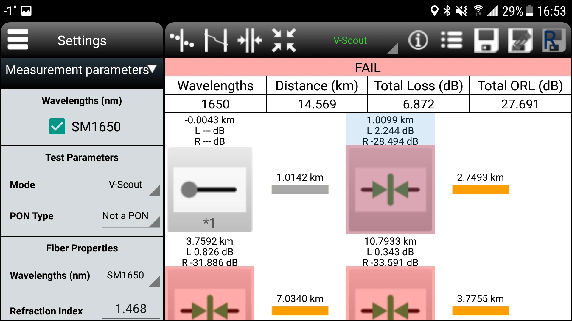 Fiberizer Mobile screenshot